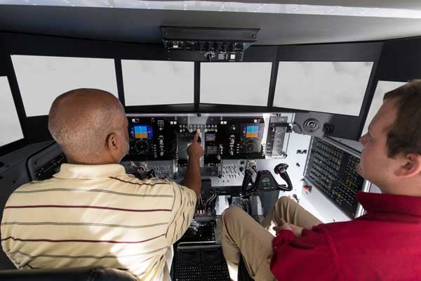 simulators flight school business